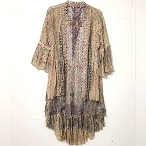 Origami lace duster-small